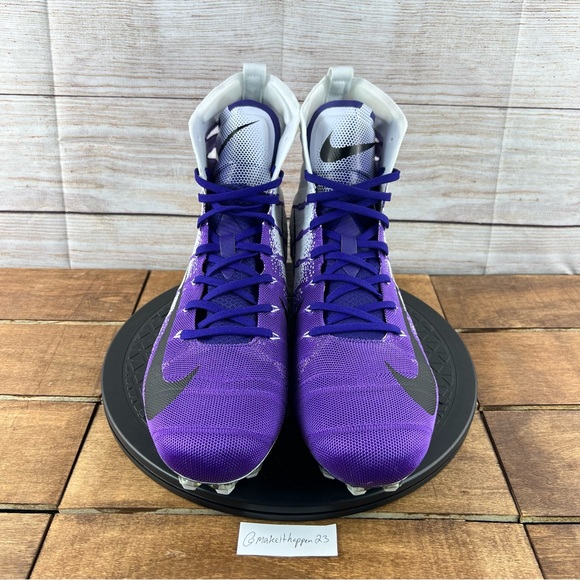 Nike Vapor Untouchable 3 Elite Purple White Football Cleats main image 6